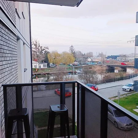 Mostek 2 Nad Rzeka Z Darmowym Parkingiem Apartment Danzig