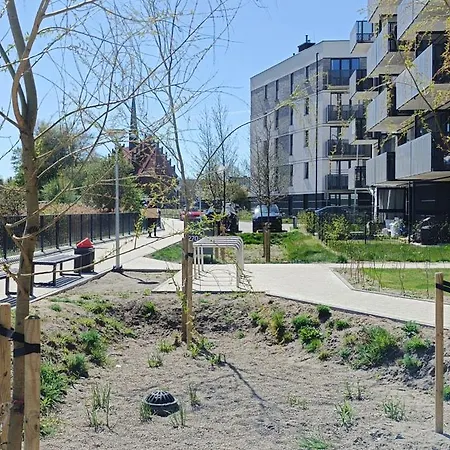 Mostek 2 Nad Rzeka Z Darmowym Parkingiem Apartment Danzig