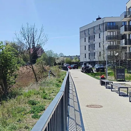 Mostek 2 Nad Rzeka Z Darmowym Parkingiem Apartment Danzig